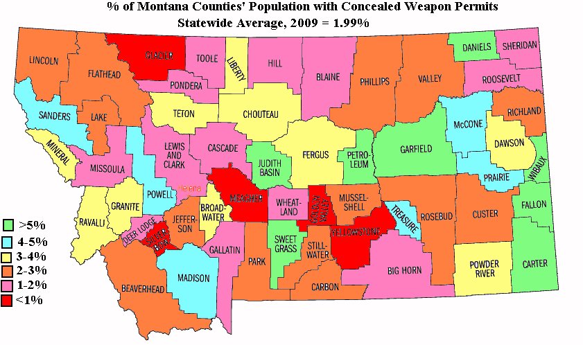 Montana counties CWP %